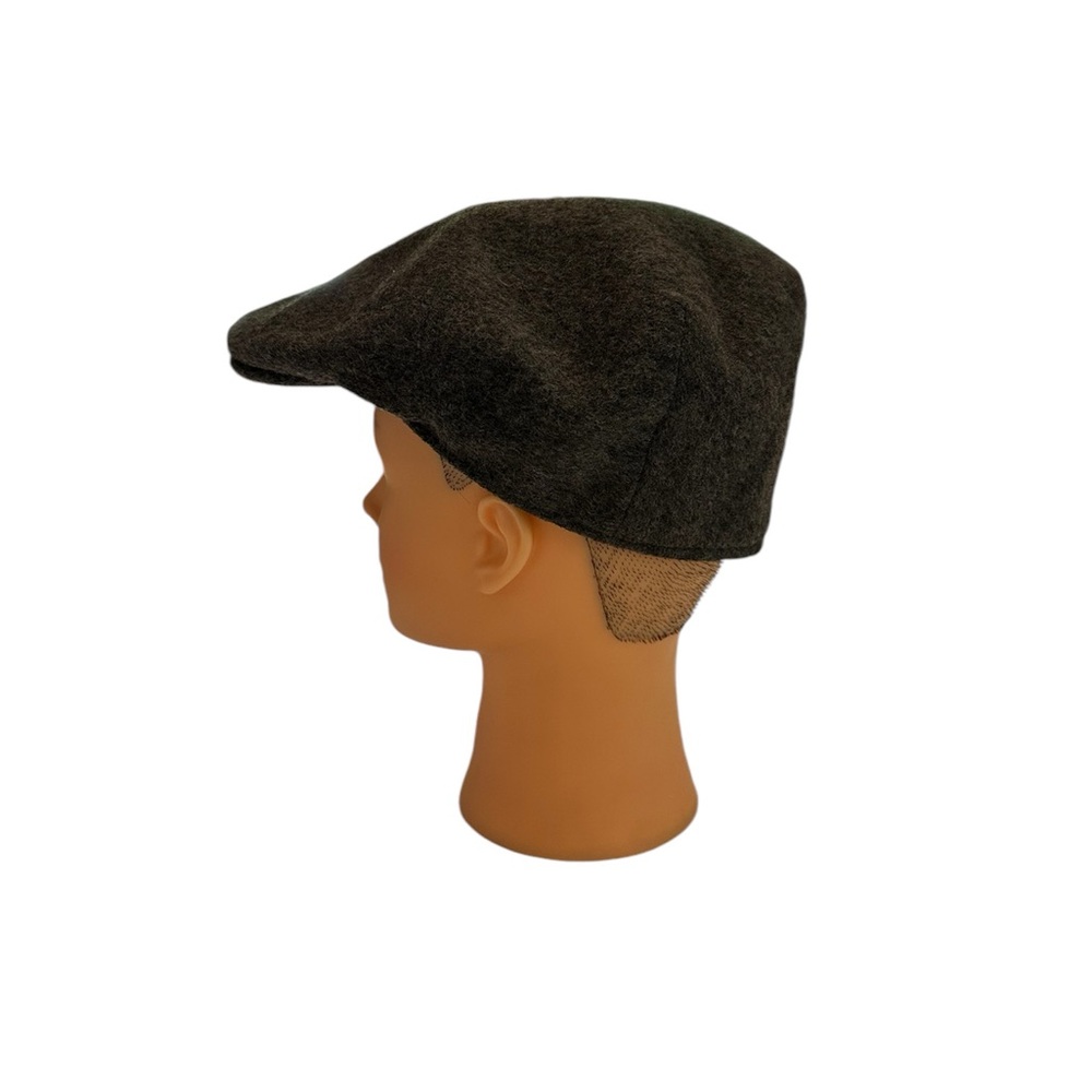 Brooks Brothers 100% Wool Newsboy Cap Charcoal Gray size 7 1/8 - Picture 3 of 6